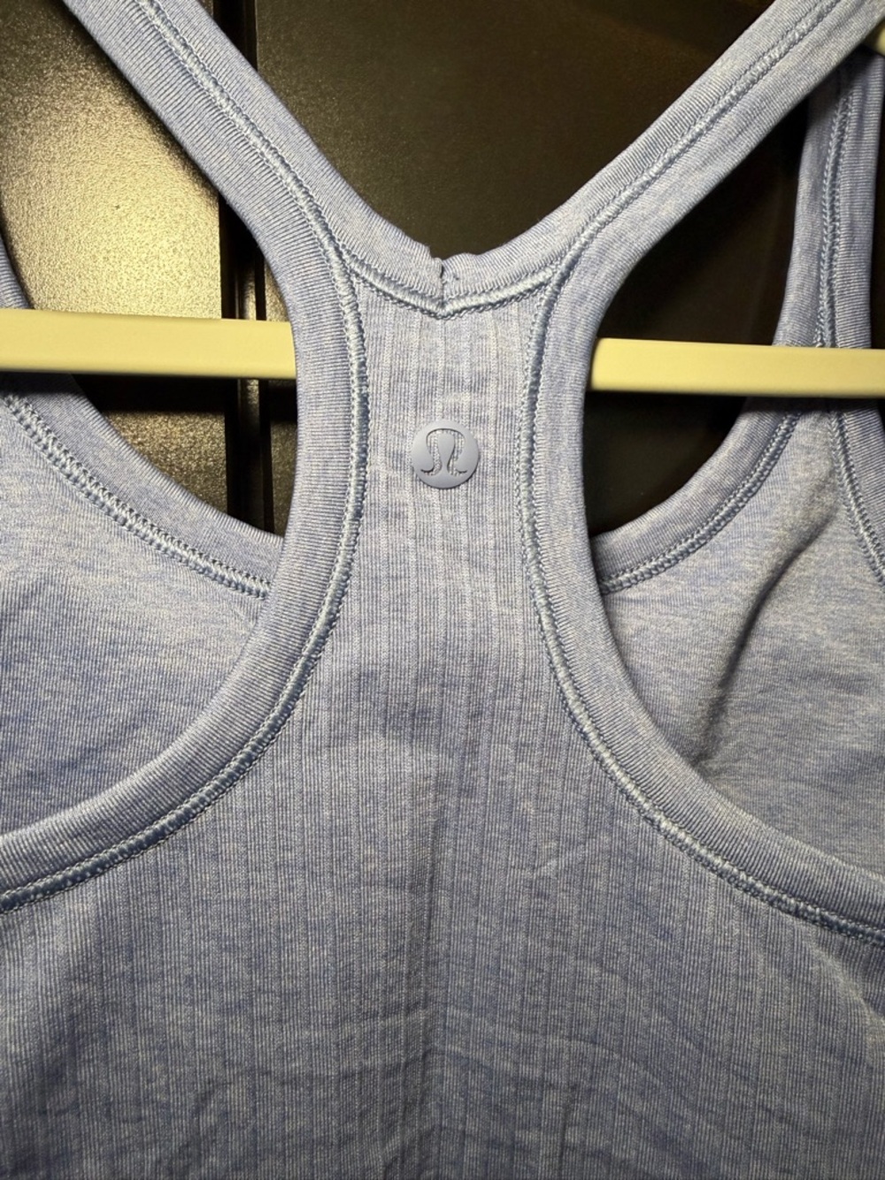 lululemon athletica Blue Ribbed Racerback Tank Top - Picture 4 of 6